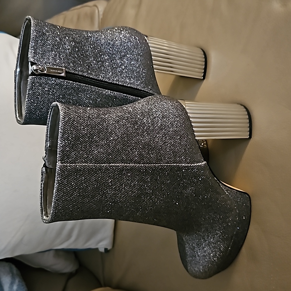 MICHAEL Michael Kors Glitter Porter Platform Booties